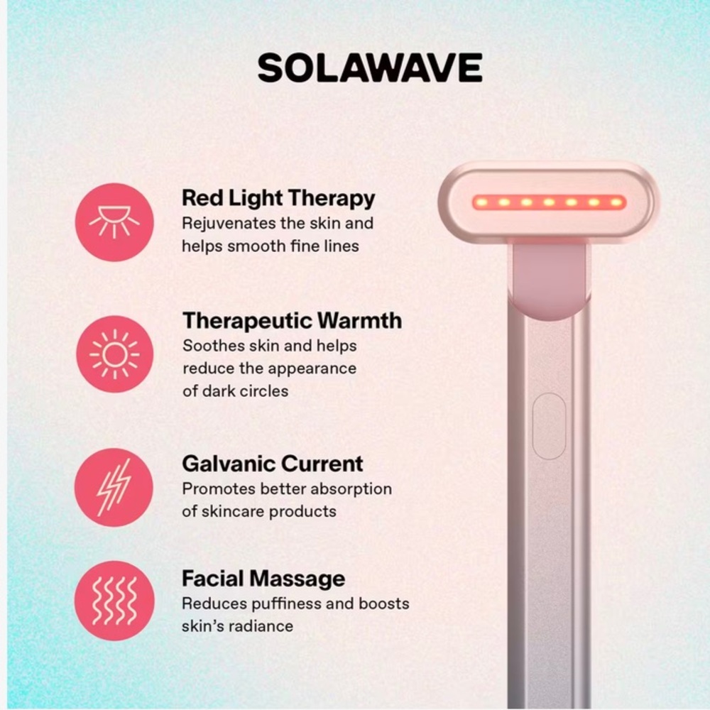 Solawave Skincare Wand Red Light LED